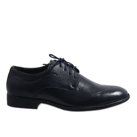 Sapatos elegantes azul marinho D181502B