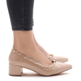 Bombas laqueadas rosa no pilar X-70 Bombas laqueadas rosa no pilar X-70