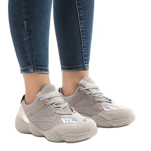 Calçados esportivos cinza MS522-26