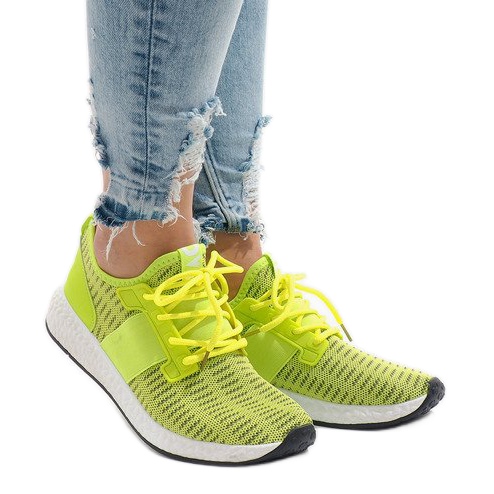 Calçados esportivos verdes 275-Y