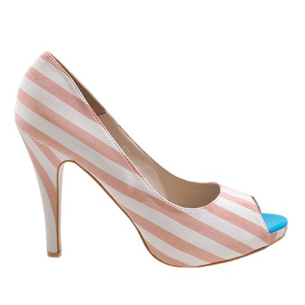 Salto aberto rosa K011 branco