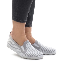 Tênis listrado cinza XJ-2909