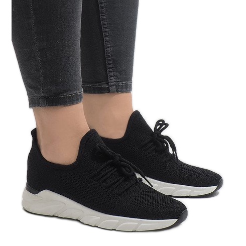 Sapatos esportivos 7766-Y pretos