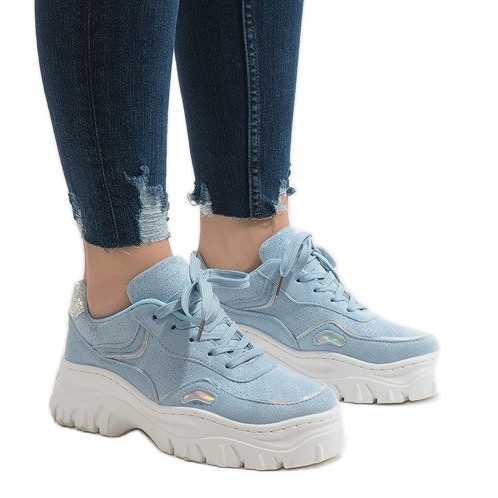 Calçados esportivos azuis HX999 azul