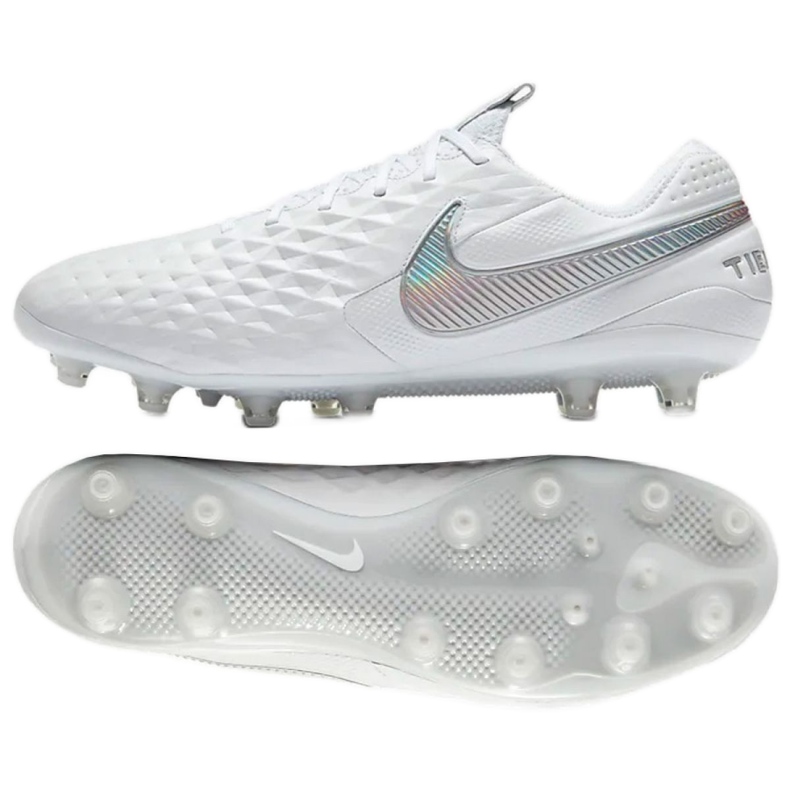 Chuteira Nike Tiempo Legend 8 Elite AG-Pro M BQ2696-100 branco branco