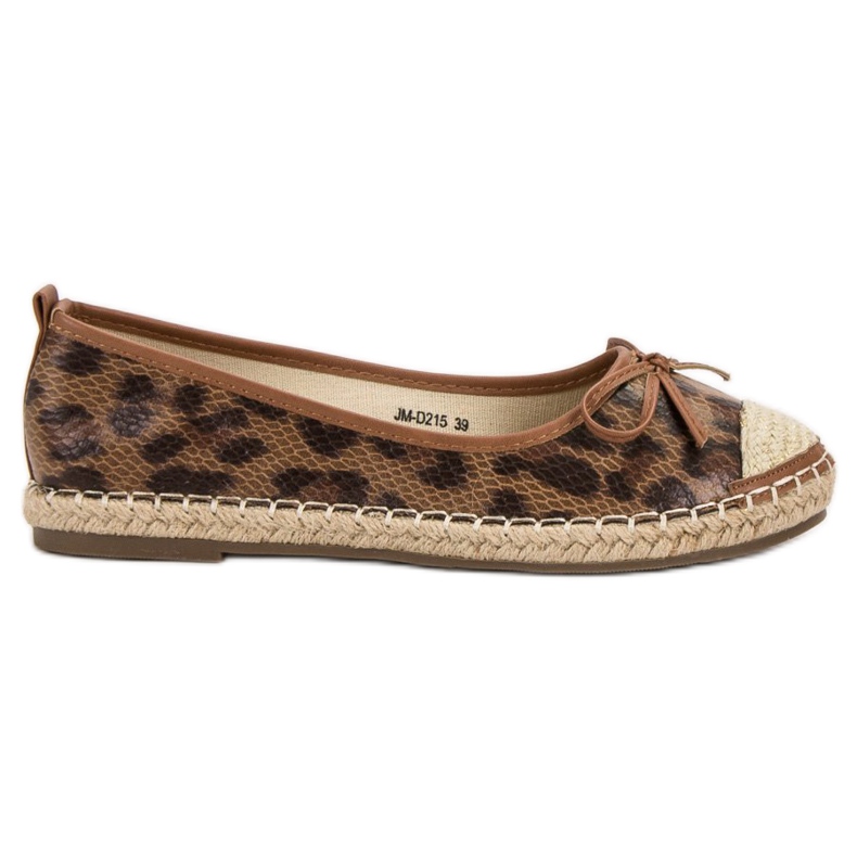 GUAPISSIMA Bailarinas pintadas castanho