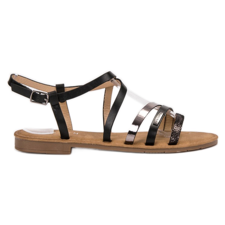 Erynn Sandálias pretas casuais preto