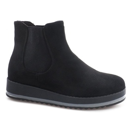 Botas quentes botas Jodhpur K-105 pretas preto
