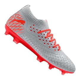 Chuteiras Puma Future 4.2 Netfit Fg / Ag M 105611-01 multicolorido cinza