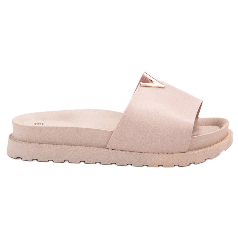 SHELOVET Chinelos na plataforma rosa