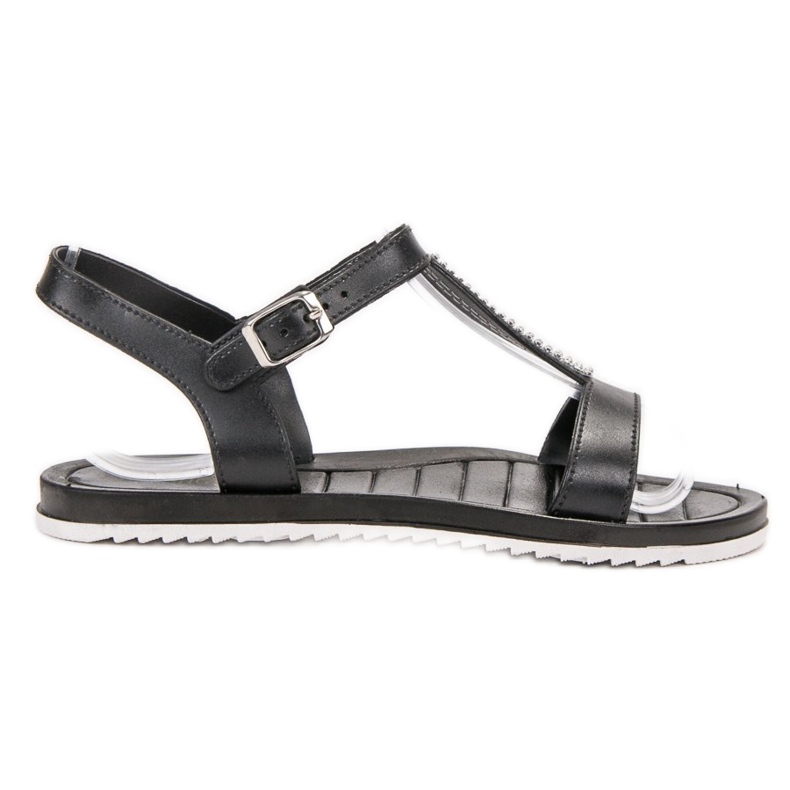 SHELOVET Sandálias de borracha preto