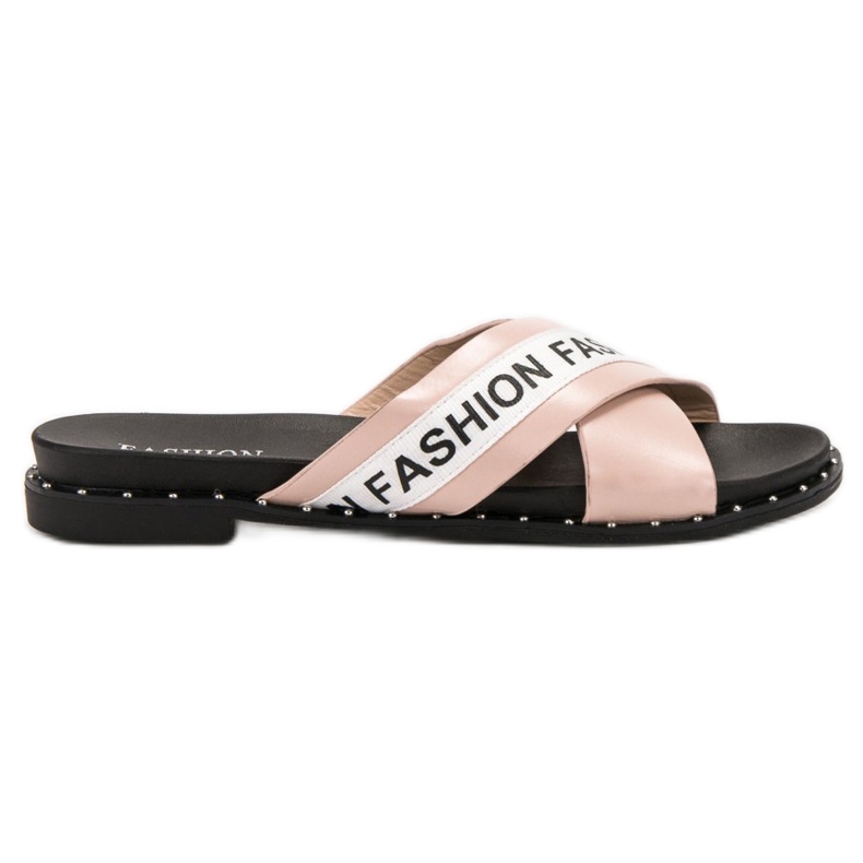 SHELOVET Chinelos cor-de-rosa da moda