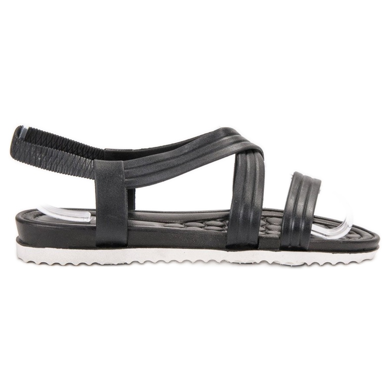 SHELOVET Sandálias de borracha deslizantes preto