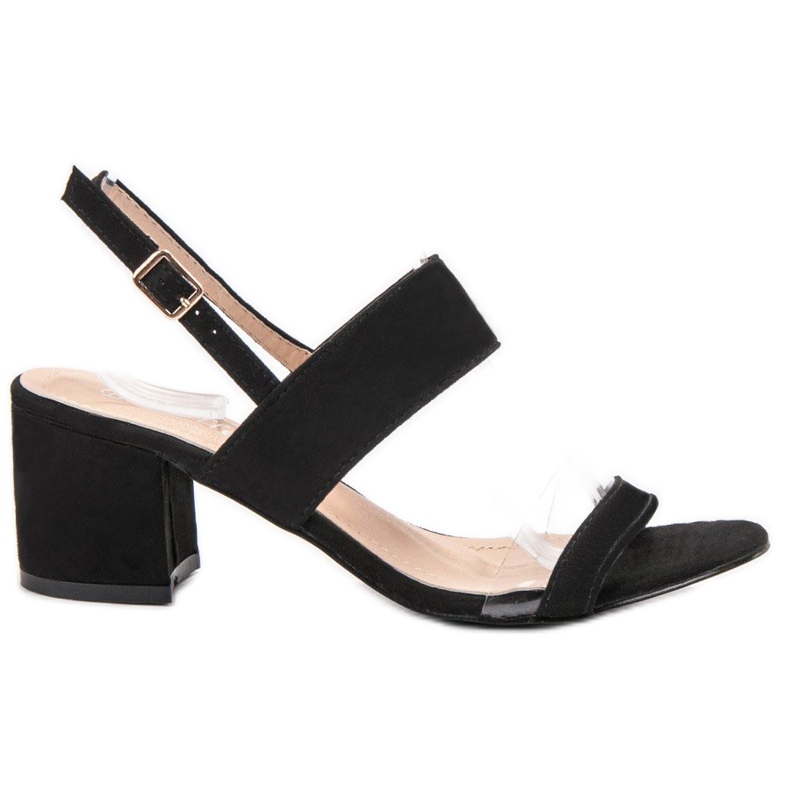 Bestelle Sandálias de camurça elegantes preto