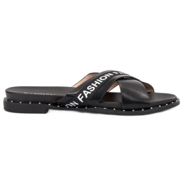 SHELOVET Chinelos de moda pretos