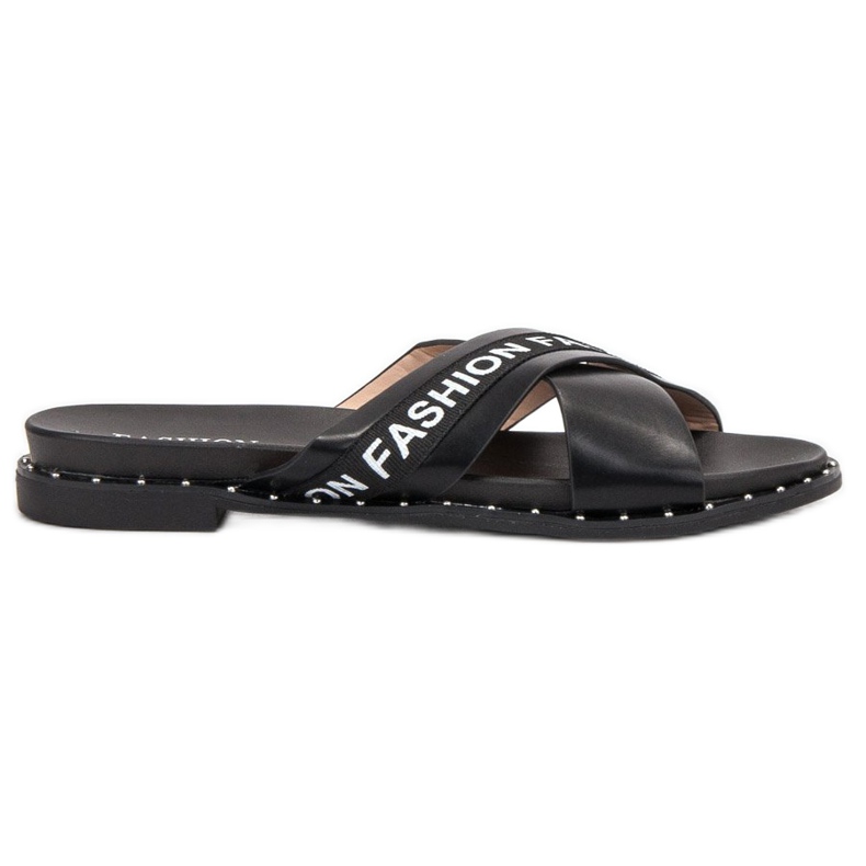 SHELOVET Chinelos de moda pretos