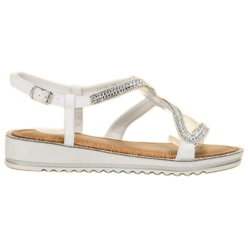 SHELOVET Sandálias na plataforma branco