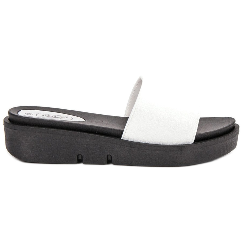 SHELOVET Sandálias de cunha branco