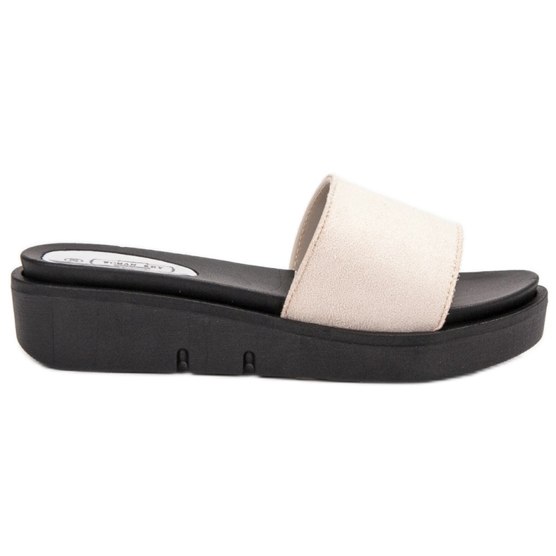 SHELOVET Sandálias de cunha castanho