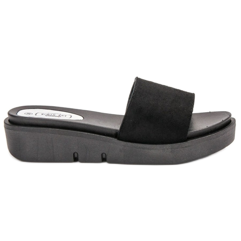 SHELOVET Sandálias de cunha preto