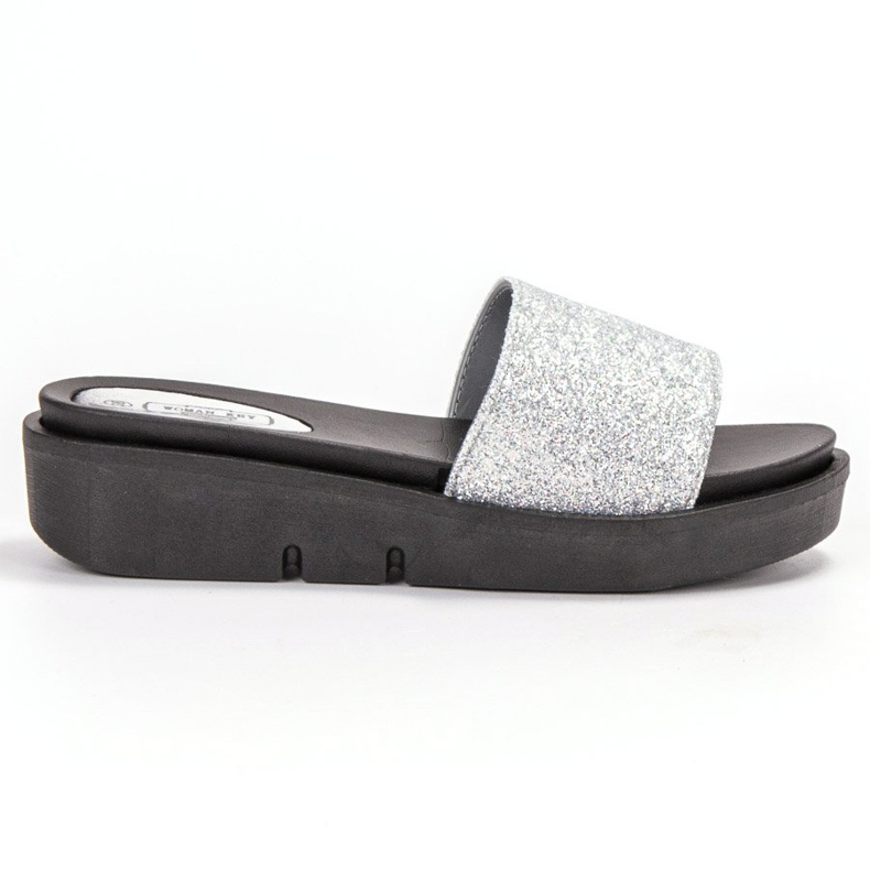 SHELOVET Chinelos de borracha cinza