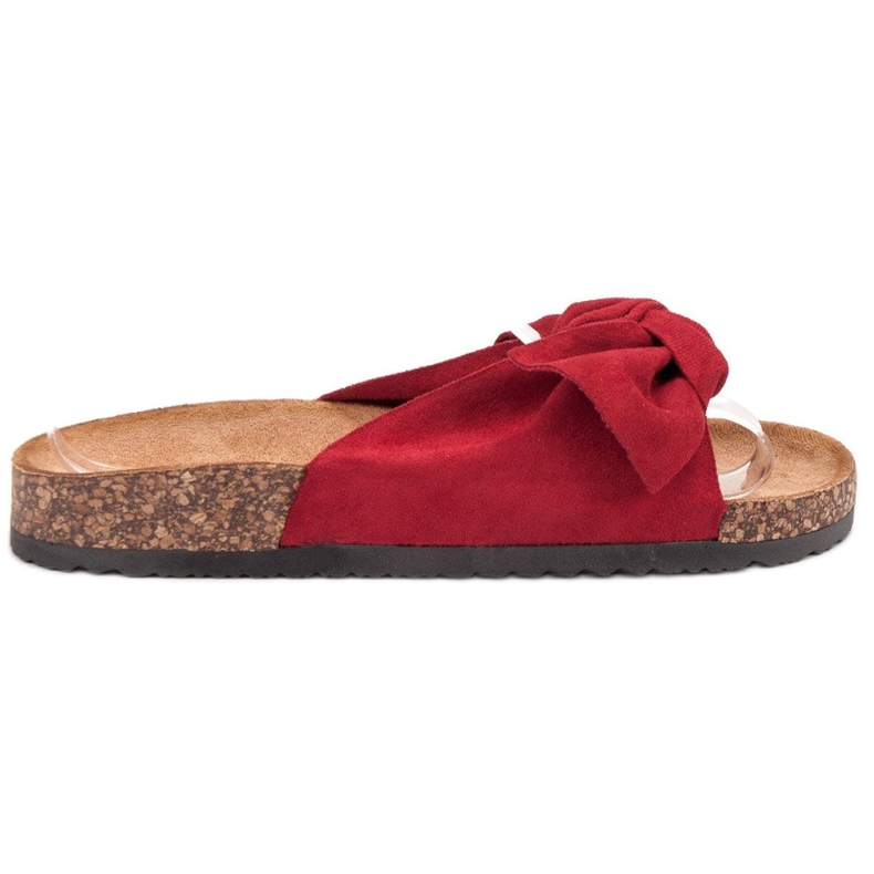 Super Me Chinelos vermelhos elegantes