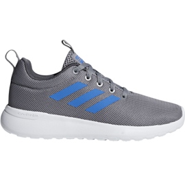Sapatos para adidas Lite Racer K cinza azul Jr F35440