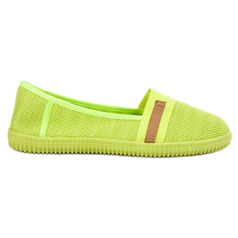 SHELOVET Slipons de néon amarelo