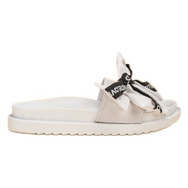 Jumex branco Flip Flops Com Arco De Amor