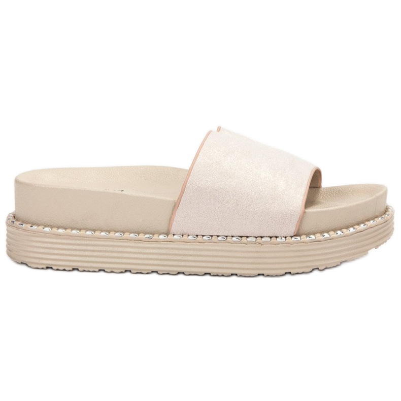 Melisa Sandálias de cunha castanho