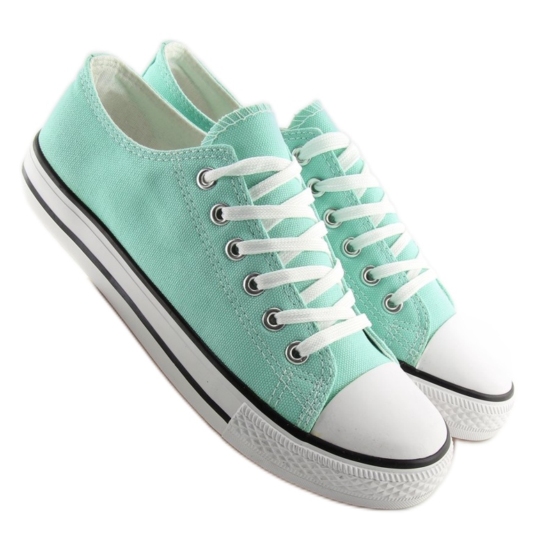 Tênis clássico feminino de hortelã XL03 L.GREEN verde