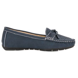 SHELOVET azul Mocassins casuais