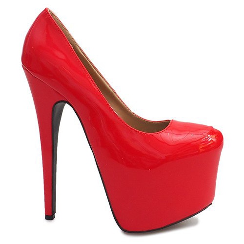 Pinos altos lacados na plataforma vermelha D905 vermelho