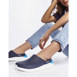 Crocs Literide Clog 462 Marinha Branco multicolorido