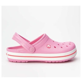Crocs Crocband 62P Rosa Limonada Branco multicolorido