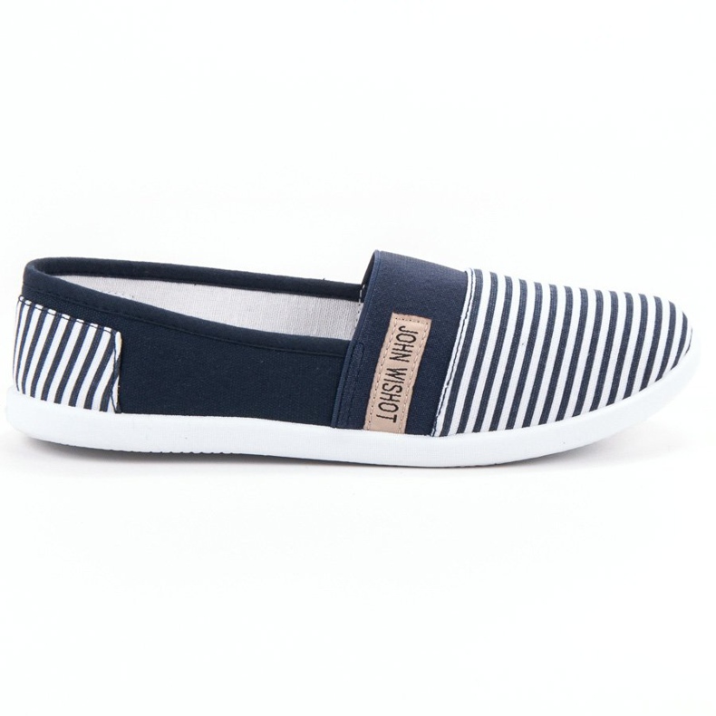 SHELOVET Slipons listrados azul