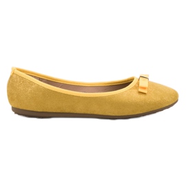 GUAPISSIMA Bailarinas com brilho amarelo