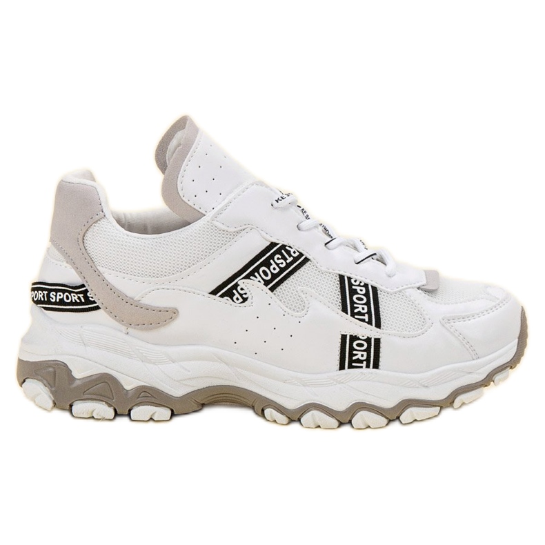 SHELOVET Tênis branco cinza