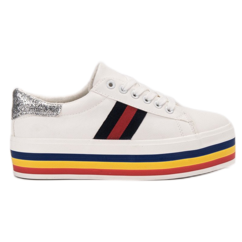 SHELOVET Calçados esportivos na plataforma branco