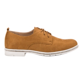 Sweet Shoes Sapatos de camelo marrom