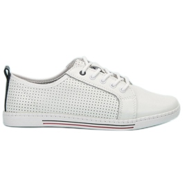 Filippo Sapatinhos de couro branco