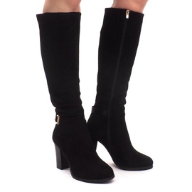 Botas de Camurça KSL008 Preto