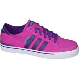 Sapatos Adidas Clementes K Jr F99281 rosa Sapatos Adidas Clementes K Jr F99281 rosa