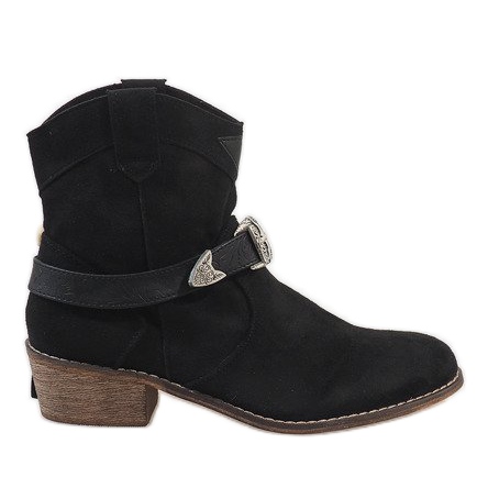 Botas de cowboy pretas BS-6821 preto
