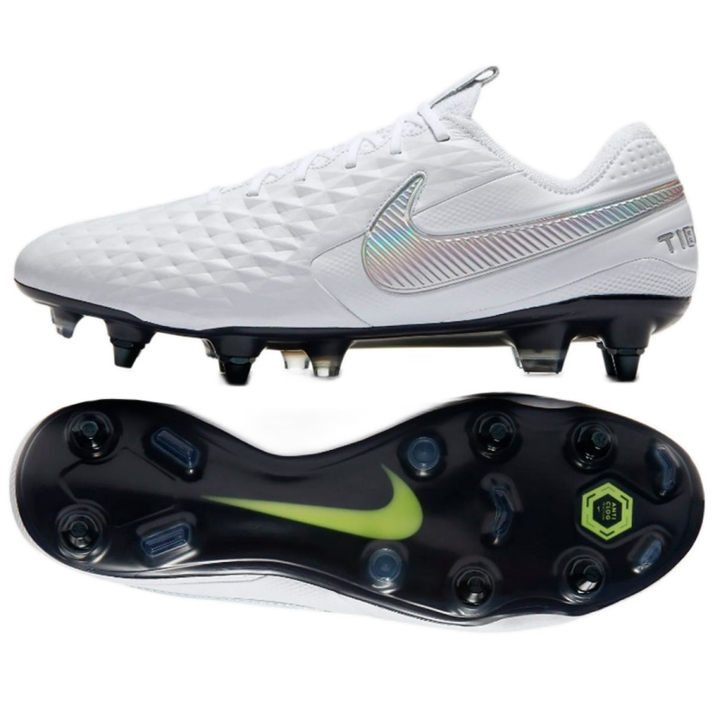 Chuteira Nike Tiempo Legend 8 Elite SG-Pro Ac M AT5900-100 branco branco
