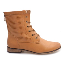 Botas Openwork 122-35 Camel marrom