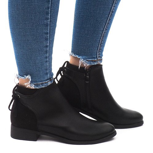 Botas sólidas quentes chelsea J606 pretas preto