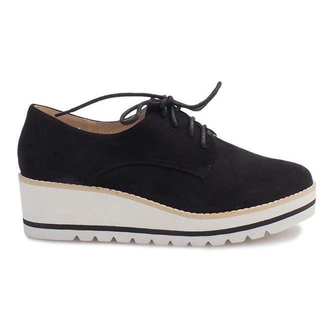 Sapatos de jazz em cunha LM-029 preto