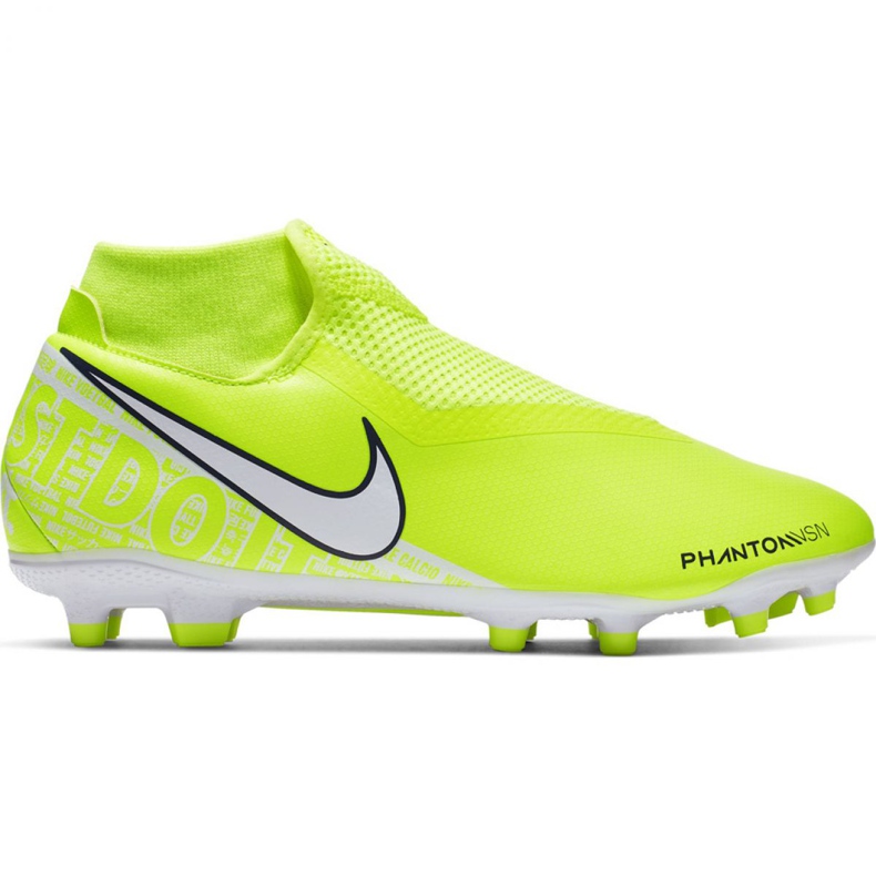Chuteiras Nike Phantom Vsn Academy Df FG / MG M AO3258-717 rosa amarelo