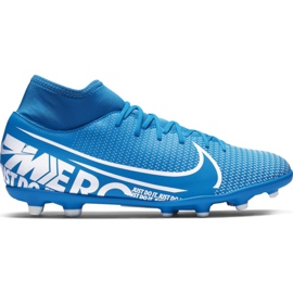 Sapatos de futebol Nike Mercurial Superfly 7 Clube FG / MG M AT7949-414 azul azul